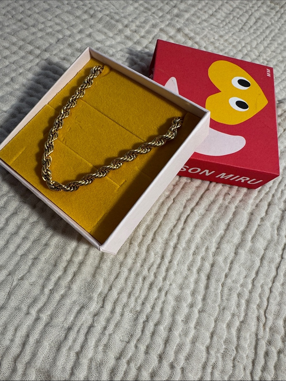 Maison Miru heirloom chain in bold, 18 inches